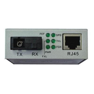 Медіаконвертер Step4Net 10/100Base-TX в 100Base-FX, SM, 1310nm, SC/PC, 20km (MC-D-0,1-1SM-1310nm-20) фото №1