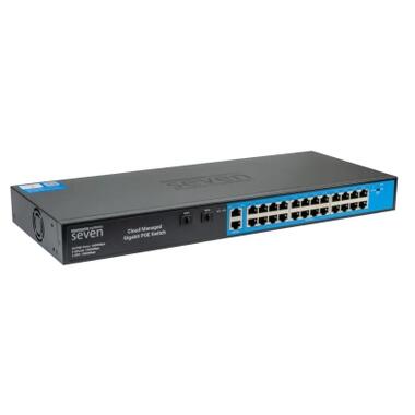 Коммутатор сетевой SEVEN Systems GPS424 фото №2