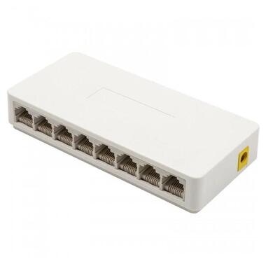 Гігабітний Ethernet комутатор HiSmart (8-Port 10/100/1000Mbps) фото №1