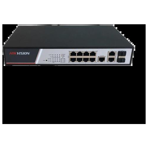 керований комутатор PoE з 8 портами Fast Ethernet Hikvision DS-3E2310P фото №1