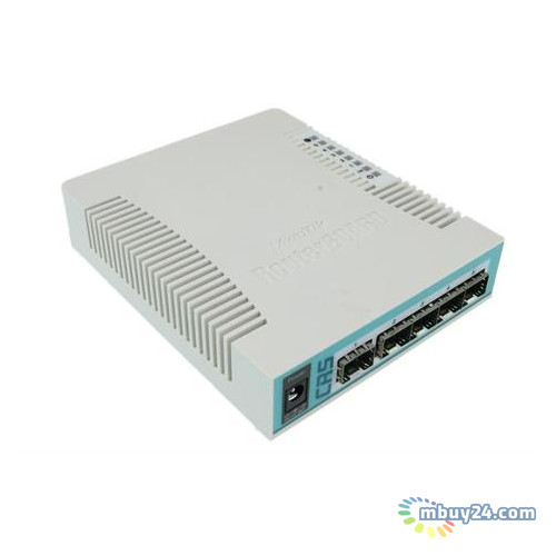 Комутатор Mikrotik Cloud Router Switch (CRS106-1C-5S) фото №1
