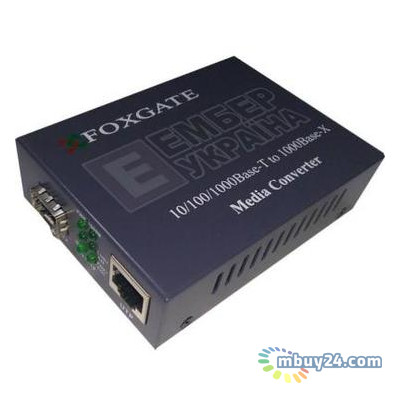 Медіаконвертер FoxGate EC-SFP1000-FE/GE фото №1