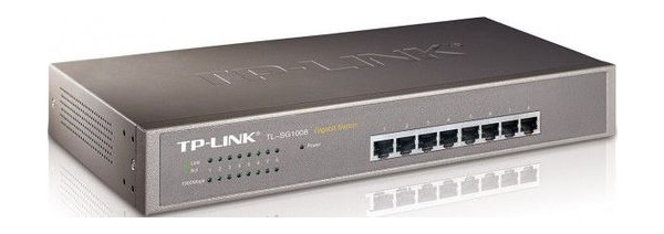 Комутатор TP-LINK TL-SG1008 8 LAN 10/100/1000 Mb, некерований фото №1