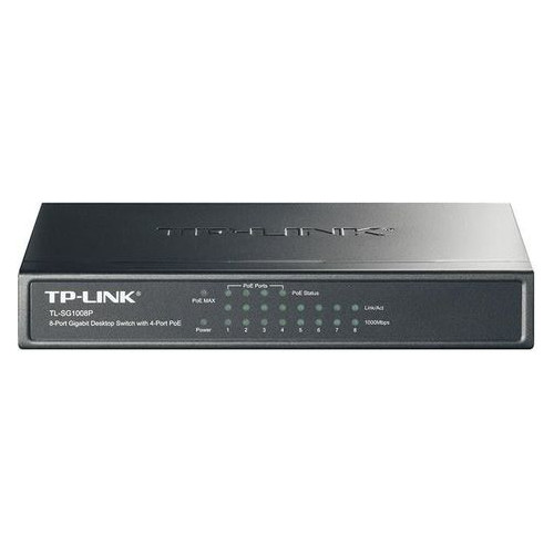Комутатор TP-LINK TL-SG1008P (8xG-LAN, PoE) фото №1