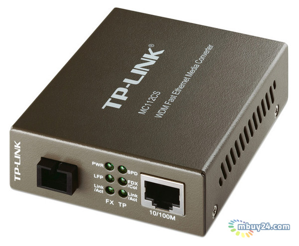 Медіаконвертер TP-Link MC112CS 100M WDM Fiber Converter фото №1