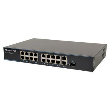 Коммутатор сетевой Atis PoE-1018-16P-1S/250 AI фото №2