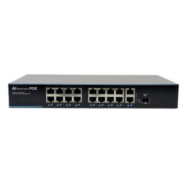 Коммутатор сетевой Atis PoE-1018-16P-1S/250 AI фото №1