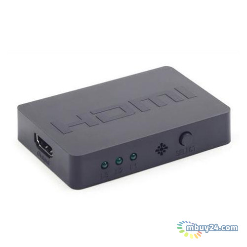 Перемикач HDMI v. 1.4 на 3 порти Cablexpert DSW-HDMI-34 фото №1