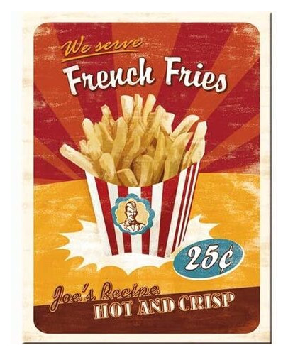 Магніт French Fries Nostalgic Art фото №1