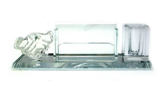 Подставка Даршан для ручки и визиток стекло SJT061 22х7х6,5 см (28408) фото №1
