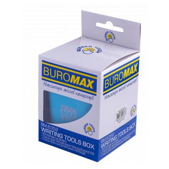 Підставка для ручок Buromax Rubber Touch Блакитний (BM.6352-14) фото №2