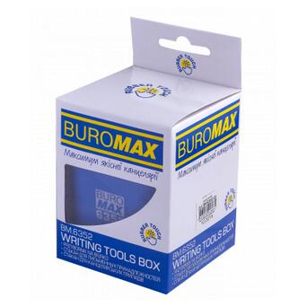 Підставка для ручок Buromax Rubber Touch Синя (BM.6352-02) фото №2