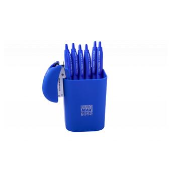 Підставка для ручок Buromax Rubber Touch Синя (BM.6352-02) фото №4