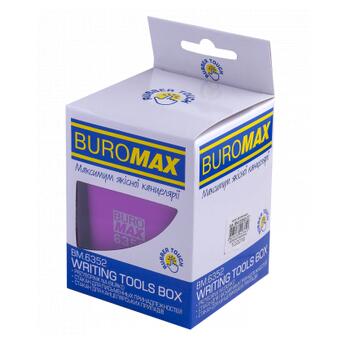 Підставка для ручок Buromax Rubber Touch Фіолетова  (BM.6352-07) фото №2
