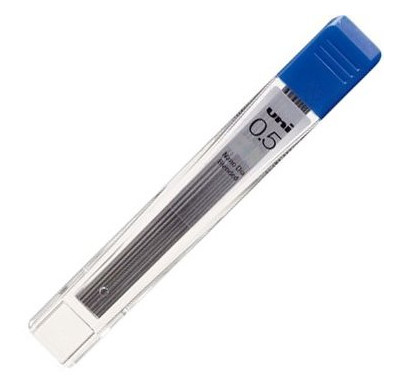 Стрижень для механічного олівця UNI Nano Dia HB 0.5мм (UL05-102ND.HB) 12 шт фото №1