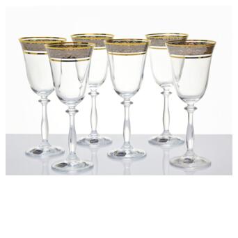 Набор бокалов для вина Bohemia Angela b40600-43249 250мл 6шт фото №4