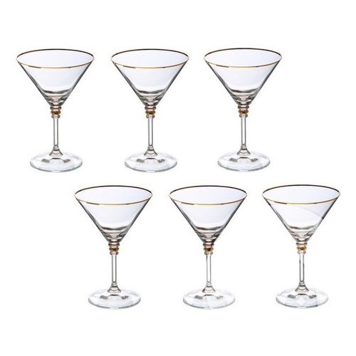 Набор бокалов для мартини Bohemia Olivia 210 мл 6 шт (b40346-M8474) фото №1