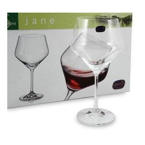 Набір бокалів для вина Bohemia Jane 40815/590 6 шт 590 мл фото №2