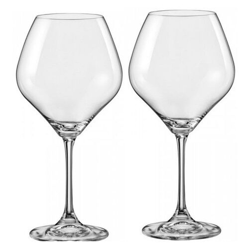 Набір бокалів для вина Bohemia Amoroso 450 мл 2 шт Crystalex (40651 450 BOH) фото №2