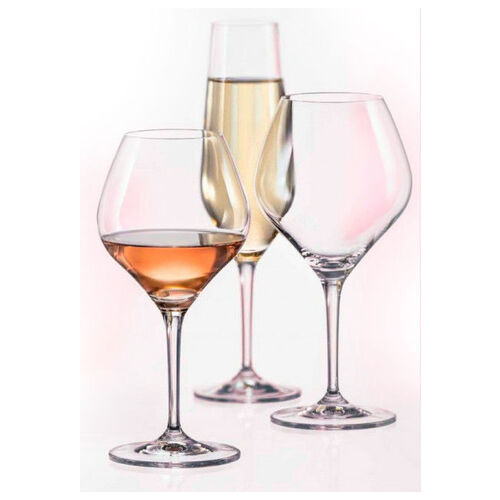 Набір бокалів для вина Bohemia Amoroso 450 мл 2 шт Crystalex (40651 450 BOH) фото №3