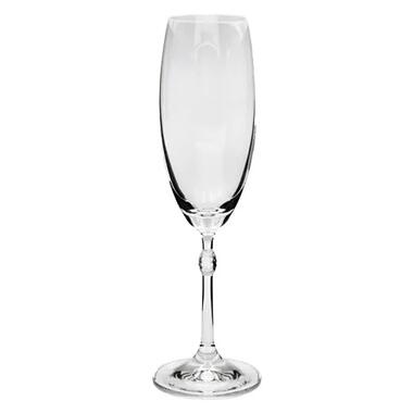 Набір бокалів для шампанського Bohemia Caroline b40338-301248 180 мл 6 шт прозорий фото №1