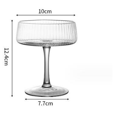 Набір бокалів для шампанського 14223 250 мл 4 шт. фото №5