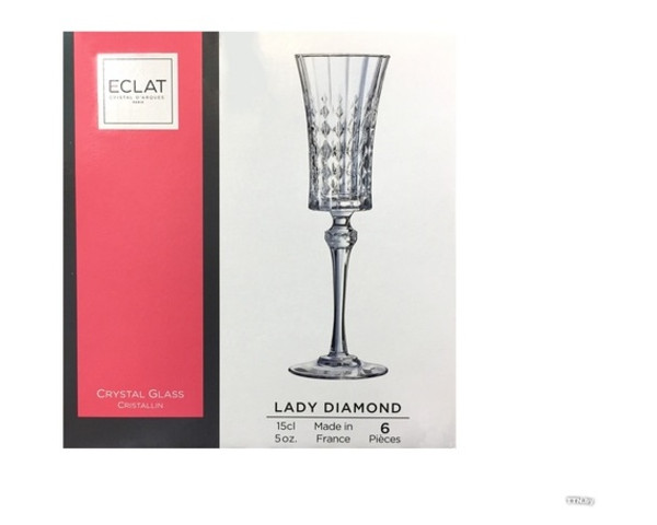 Набор бокалов Eclat Lady Diamond 6х150 мл (L9742) фото №2