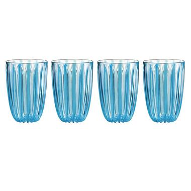 Набір склянок високих Guzzini Dolcevita 12390048 470 мл 4 шт голубой фото №1