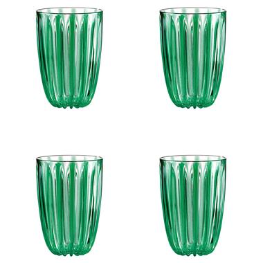 Набір склянок високих Guzzini Dolcevita 12390069 470 мл 4 шт зелений фото №1