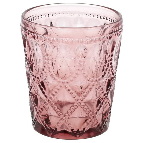 Склянка низька Bona Di 581-033 350 мл рожева фото №1
