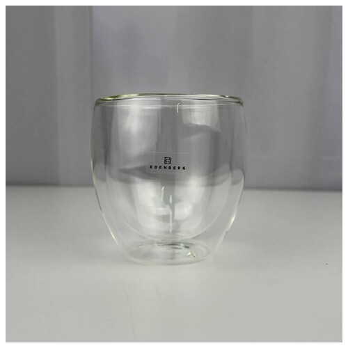 Склянка з подвійними стінками Edenberg 90001 250 мл фото №7