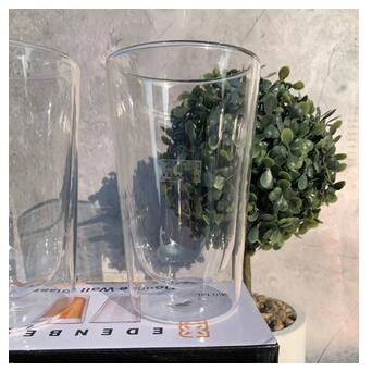 Набір склянок із подвійними стінками Edenberg EB-19515 360 мл 2 шт фото №6