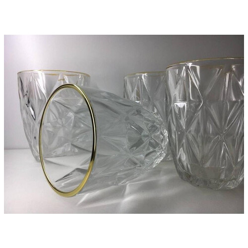 Набір склянок низьких OLens Золотий смарагд 01-055 270 мл 6 шт фото №2