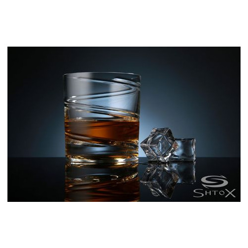 Склянка обертається для віскі та води Спіраль Shtox (ST10-001) фото №3