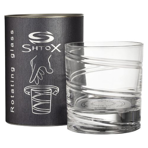 Склянка обертається для віскі та води Спіраль Shtox (ST10-001) фото №2