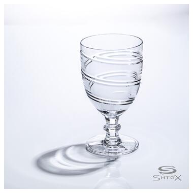 Набір обертаючих бокалів для вина Shtox Спіраль (SW10-001) 2 шт фото №3