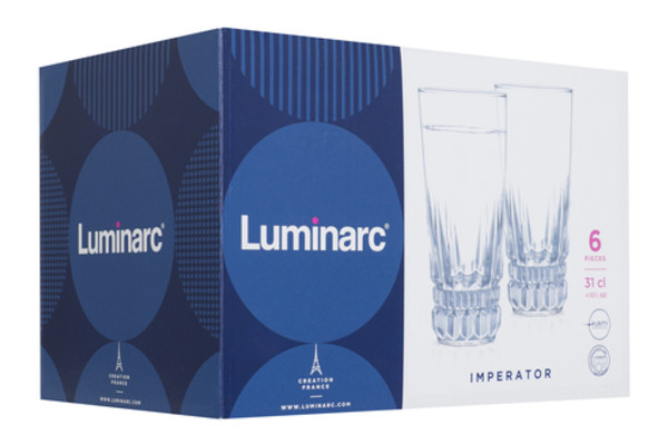 Набір склянок Luminarc Imperator 6 x 310 мл (N1288) фото №3
