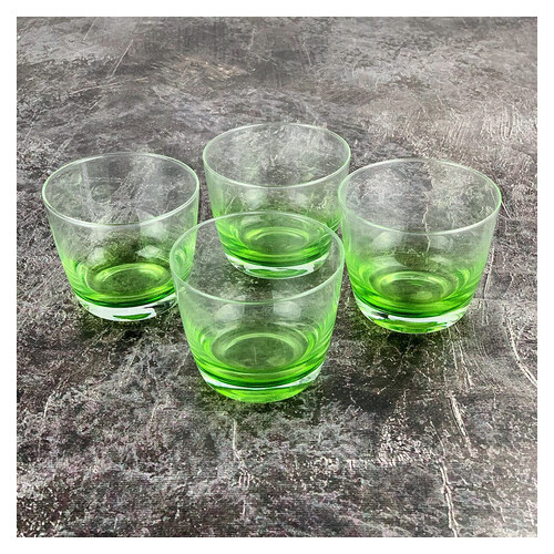 Набір склянок низких Luminarc D4850 Variation Shades Green 300 мл 4 шт фото №1