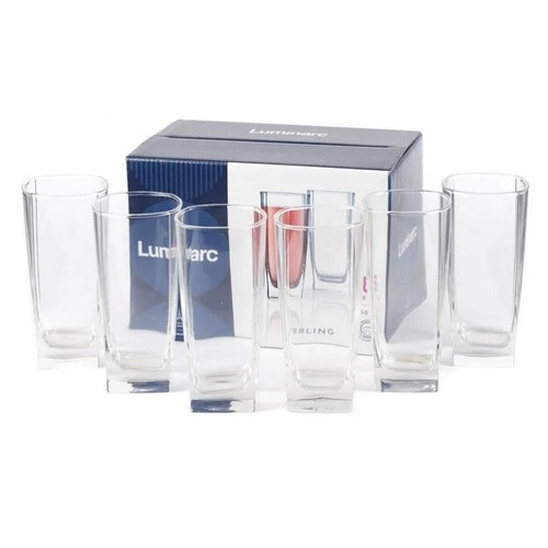 Набір склянок 6 шт Luminarc Sterling 330 мл високі 7666 LUM SP фото №10