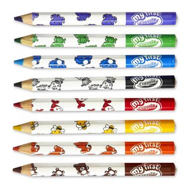 Кольорові олівці Crayola Mini Kids Мої перші олівці 8 шт (3678) фото №3