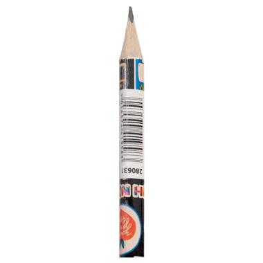 Олівець чорнографітний YES Sticky Mood трикутний з гумкою (280631) фото №3