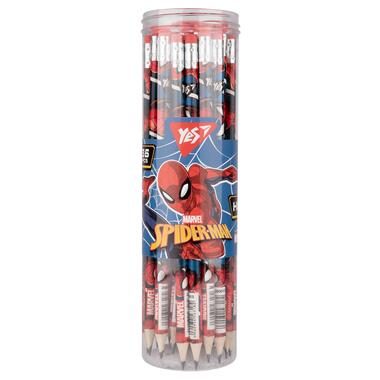 Олівець чорнографітний YES Marvel.Spiderman круглий з гумкою (280615) фото №2