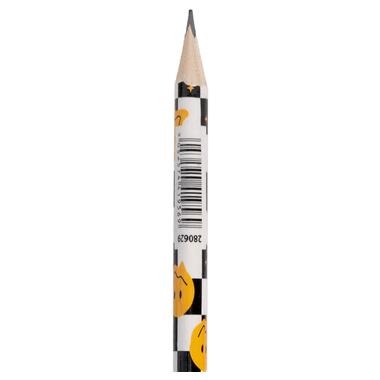 Олівець чорнографітний YES Melt Smile трикутний з гумкою (280629) фото №3