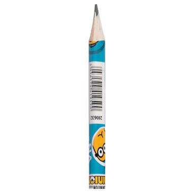 Олівець чорнографітний YES Minions трикутний з гумкою (280632) фото №3