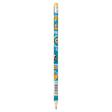 Олівець чорнографітний YES Minions трикутний з гумкою (280632) фото №1