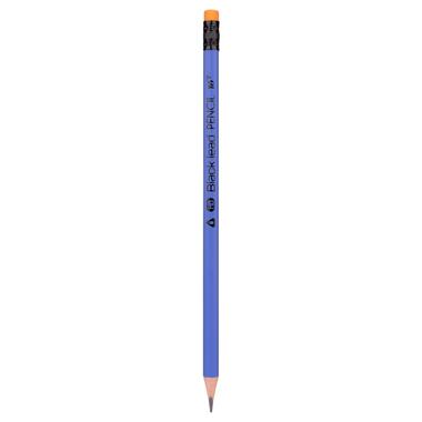 Олівець чорнографітний YES Erudite трикутний з гумкою (280595) фото №1