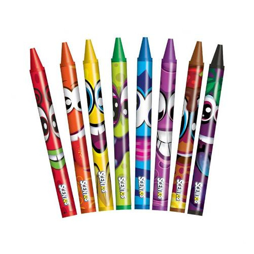 Набір воскових міні-олівців Scentos Дружна компанія 8 кольорів (40279) фото №2