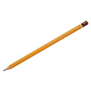 Олівець графітний Koh-i-Noor 6H без гумки корпус yellow (1500.6H) фото №1