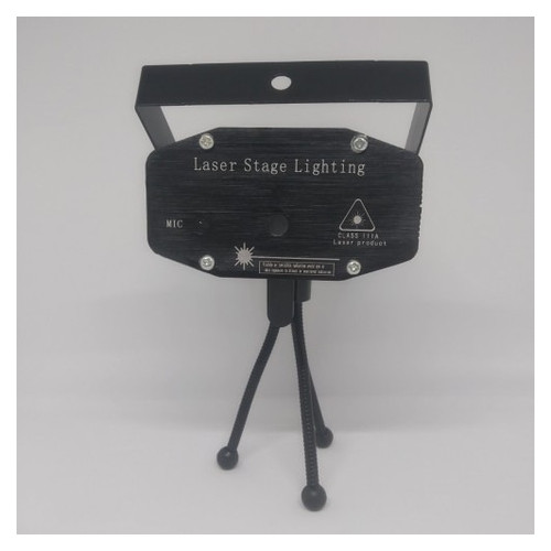 Лазерный проектор LASER HJ09 2in1 Laser Stage с триногой black фото №2