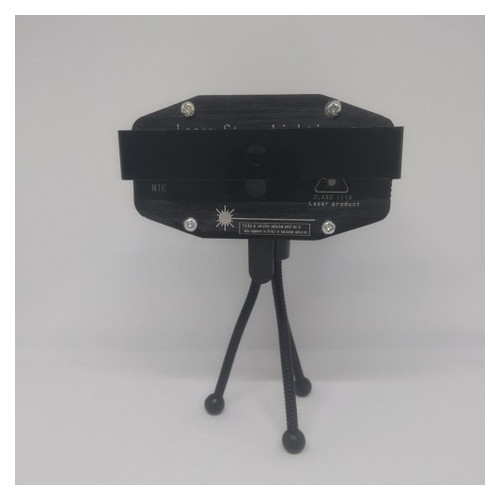 Лазерный проектор LASER HJ09 2in1 Laser Stage с триногой black фото №3